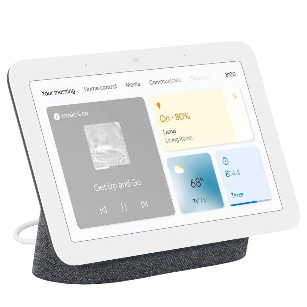 Nest Hub 2nd Generation smart display with home control interface