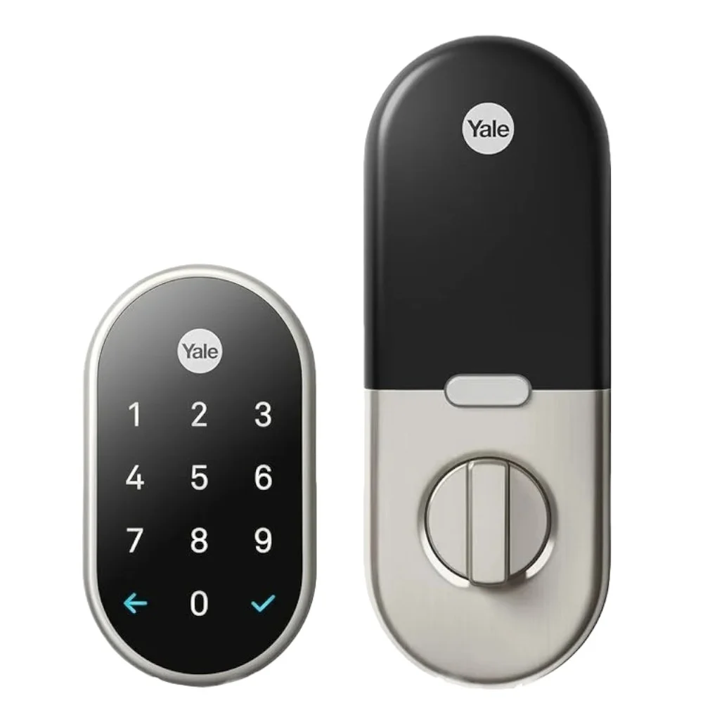 Nest x Yale Lock showcasing keyless entry.