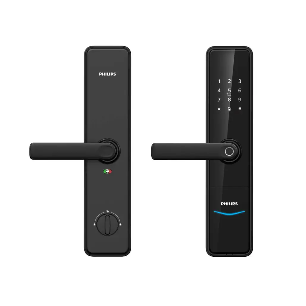 Philips 603E-5HWS Smart Lock front view with keypad